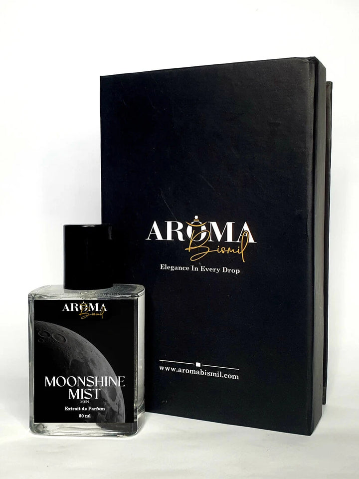 Moonshine Mist perfume with box by Aroma Bismil inspired by Issey Miyake