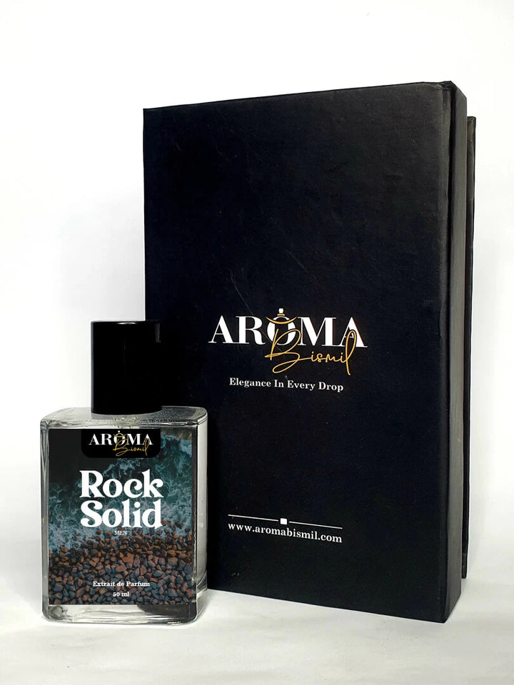 Rock Solid perfume with box by Aroma Bismil inspired by Terre d’Hermès